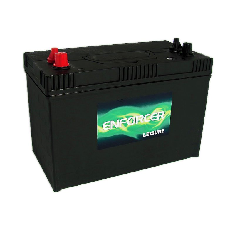 Enforcer Leisure/Caravan Battery Dual Terminal 110Ah 12V from County