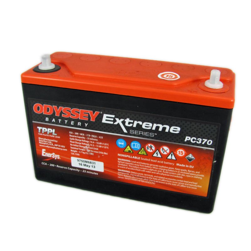 Odyssey High Performance Battery PC370 12V 15Ah County Battery 