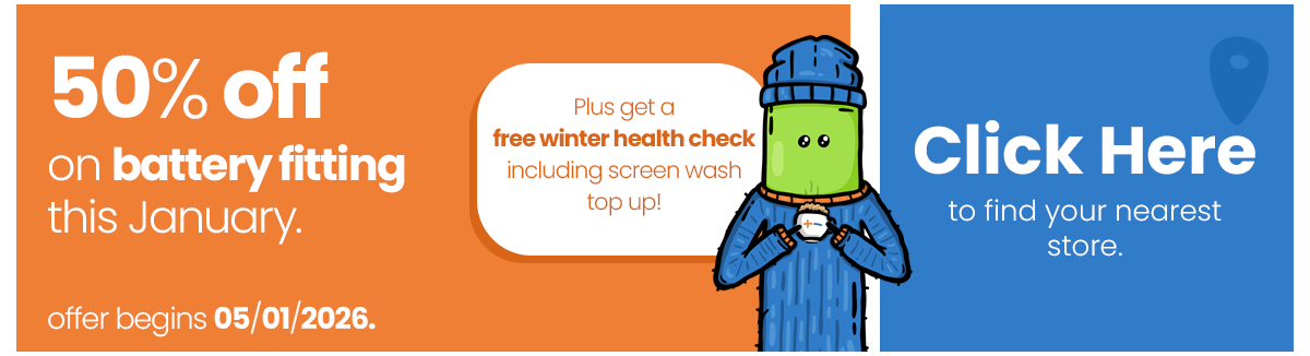 January half price fitting banner