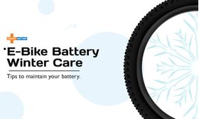 E-bike battery winter care graphic E-bike battery winter care graphic