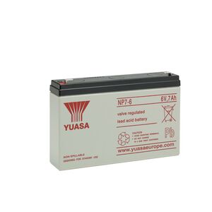 yuasa np7-6 vrla battery