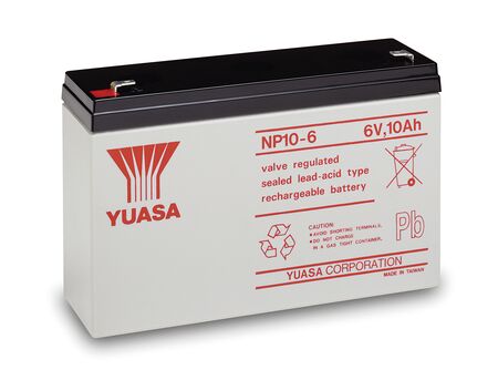 Yuasa NP10-6 VRLA alarm battery