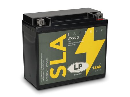 Landport LTX20-3 SLA AGM Motorcycle Battery