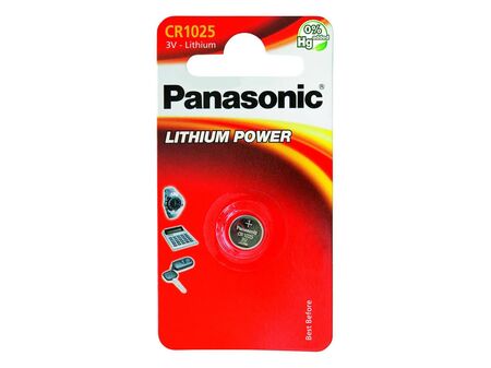 Panasonic CR1025 lithium coin cell battery