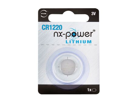 nx[power CR1220 Lithium coin cell battery