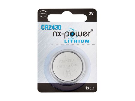 nx-power CR2430 lithium coin cell battery