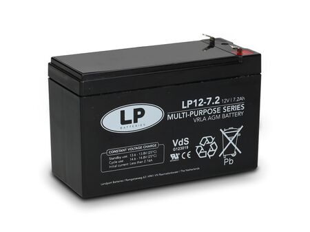 Landport LP12-7.2 12v 7Ah VRLA Battery