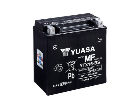 Yuasa YTX16-BS motorcycle battery